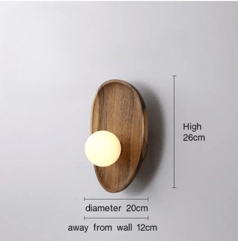 Kirrea Tre vegglampe med frostet glass og LED opp- og nedlys