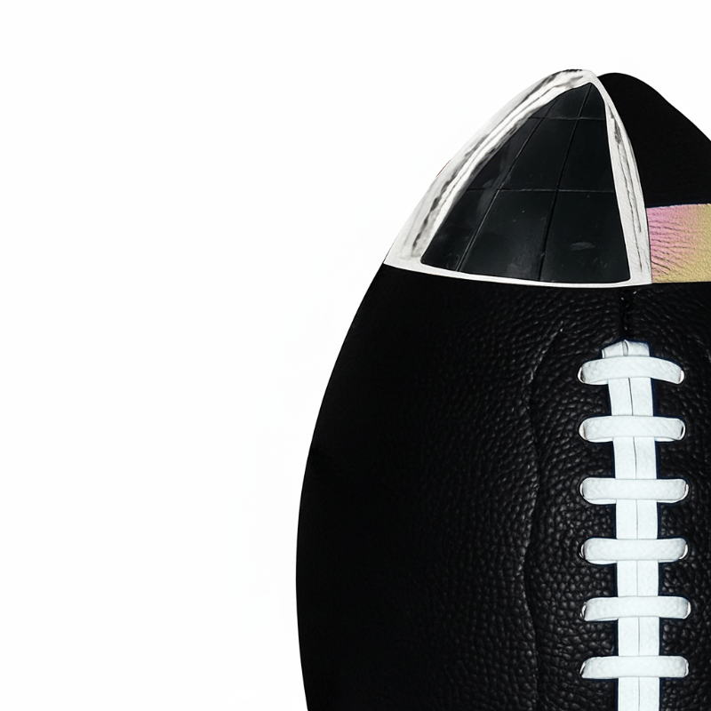 PulseGrip Rugby Topu Boyut 9 Pro Tutuş PU Deri Oyuncular İçin Antrenman ve Maçlar