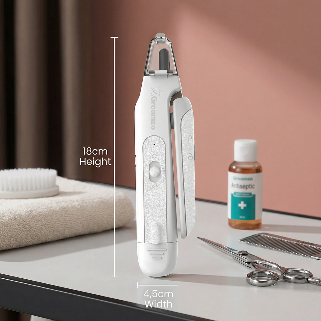 LED 2-In-1 Nail Clipper And Trimmer For Dogs And Cats
