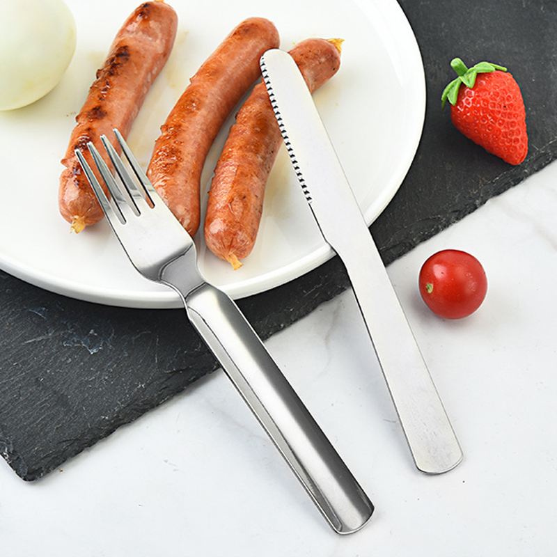 Outdoor Foldable Cutlery Set Stainless Steel 4 Tools