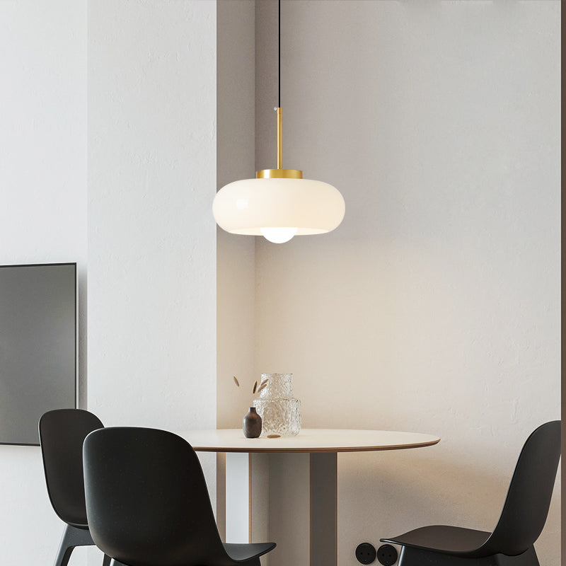 Serenelle Modern Copper And Glass Chandelier | Orntli