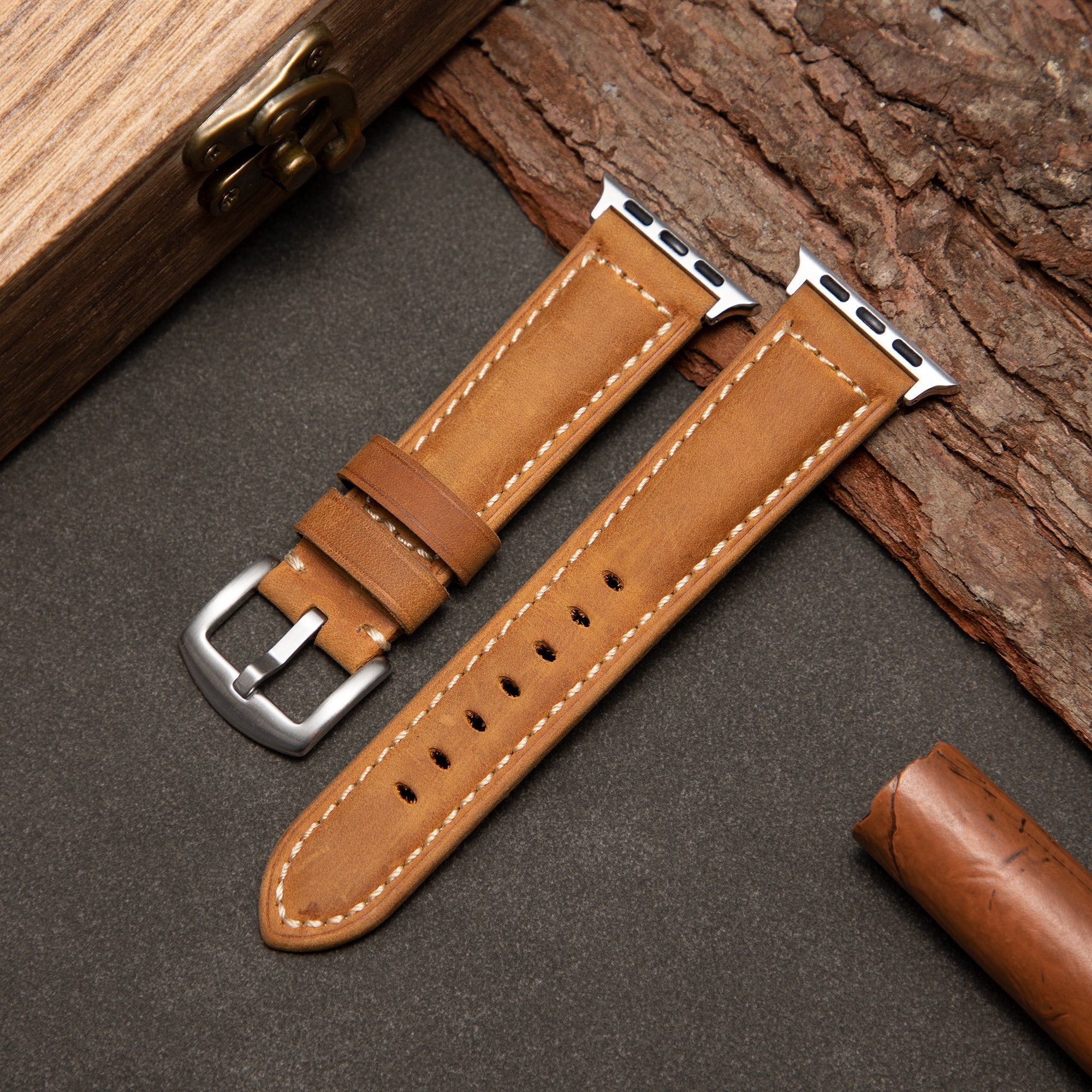 Apple Watch Band For Men With Leather, Timeless Style