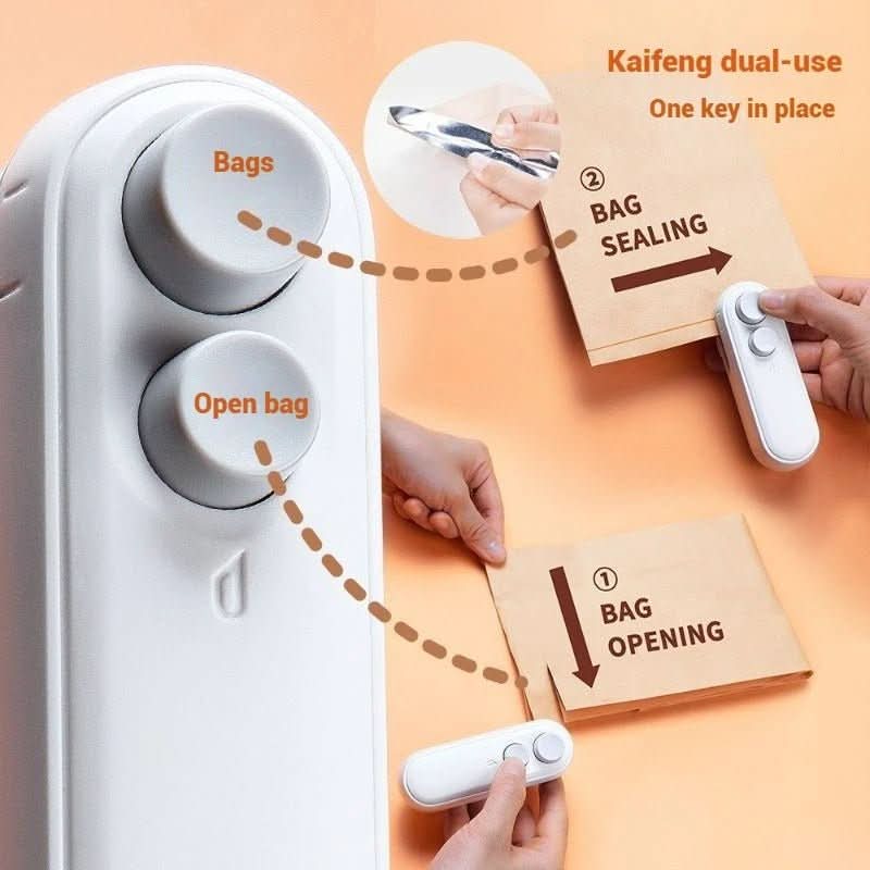 NovaSeal Pocket Bag Sealer Manual Keeps Food Fresh for Home Cooks