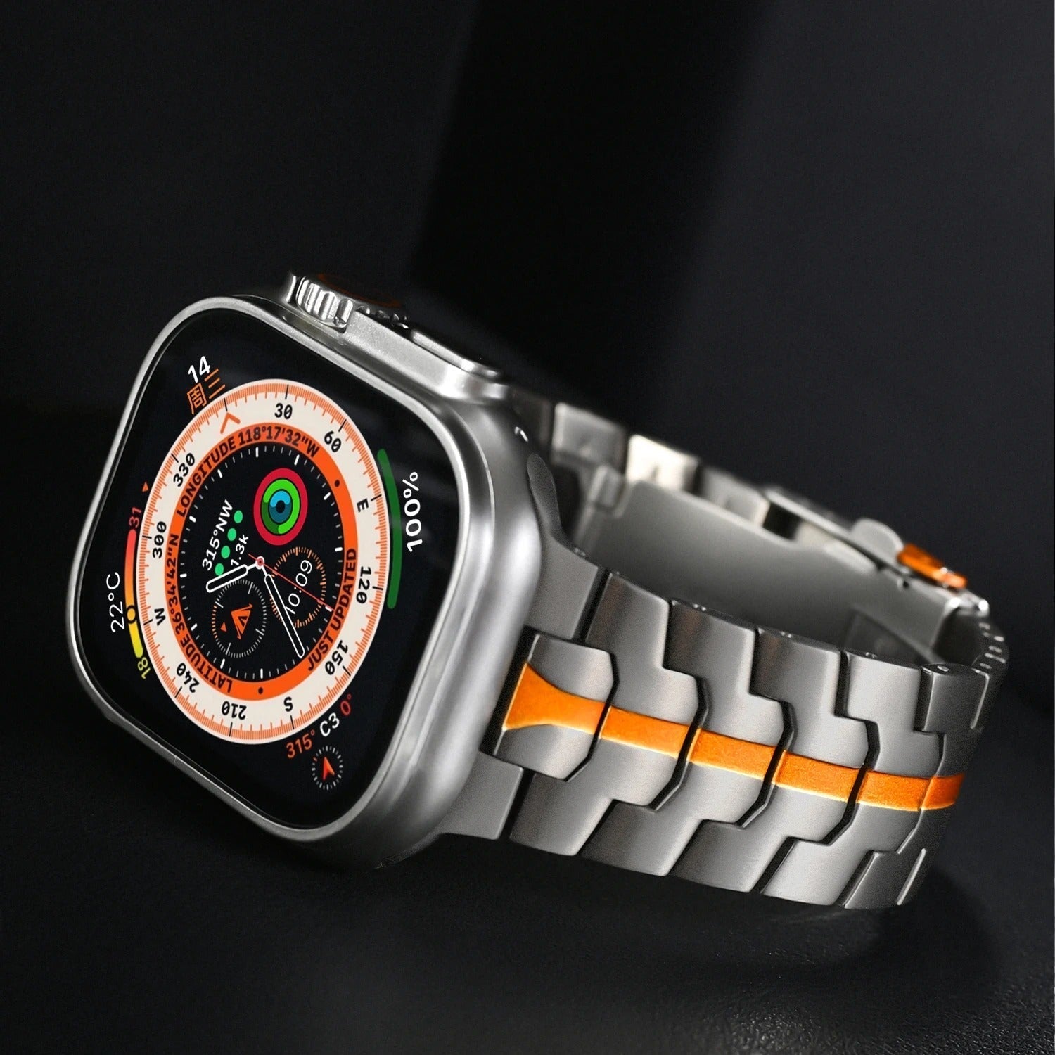 Keith Lane | Luxusní titanový řemínek pro Apple Watch