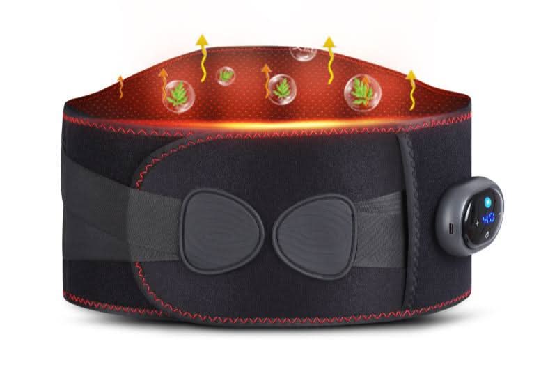BACREASE Masseur dorsal ergonomique avec chaleur infrarouge et thérapie par vibration