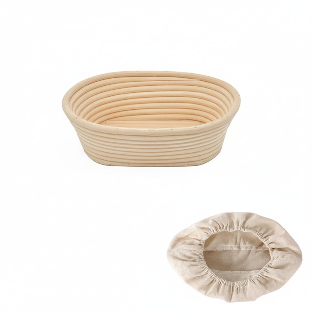 Panier artisanal BAKEHAVEN avec rotin pour la fermentation de la pâte