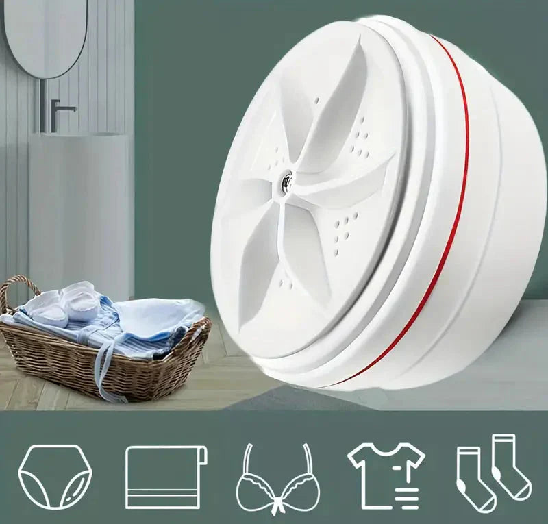 CleanWave™ Tragbarer Ultraschall-Waschautomat