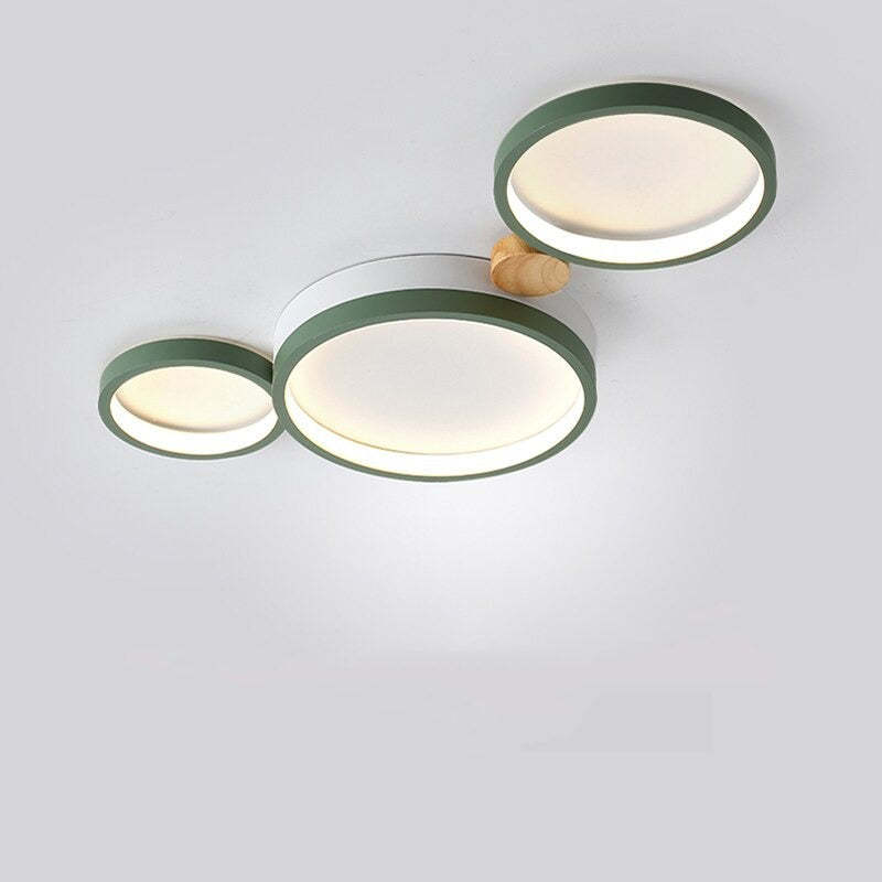 AstraLuma Ceiling Lamp With White And Gray Metal Finish