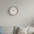 HearthCraft Stylish Solid Wood Wall Clock For Modern Living