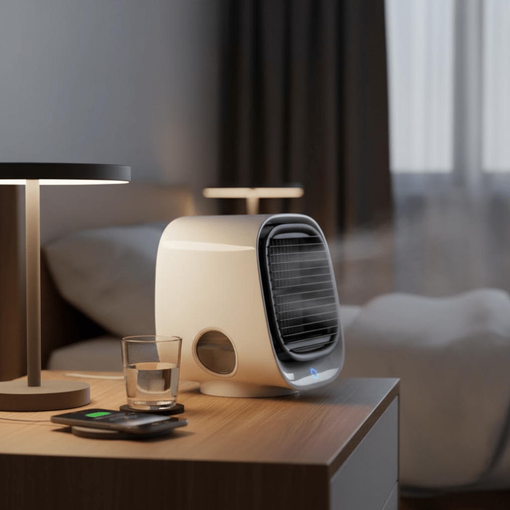 AeroBreeze Duo Cool Refroidisseur d'air et humidificateur 2-en-1 pour un air intérieur frais à la maison