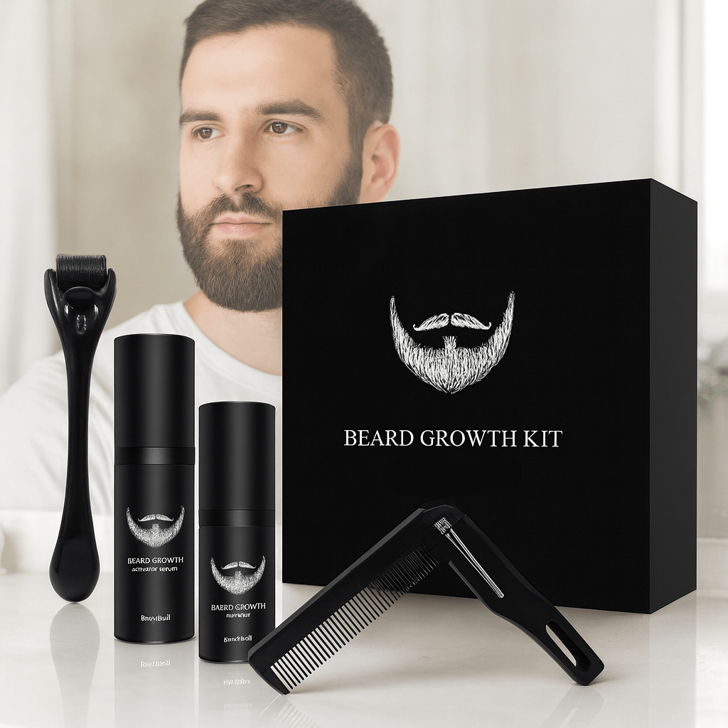 BeardVita Complete Beard Growth and Care Kit Bundle