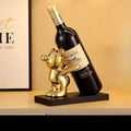 Porte-bouteilles en céramique Bearwine avec design d'ours mignon