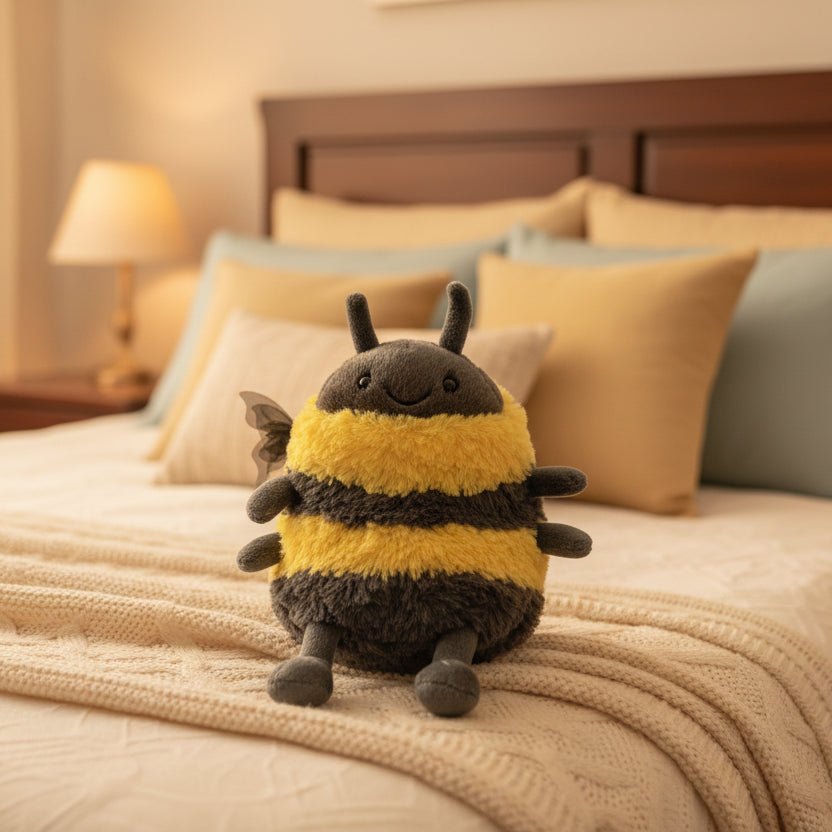 BEEBRIGHT Peluche d'abeille pour enfant, compagnon en peluche