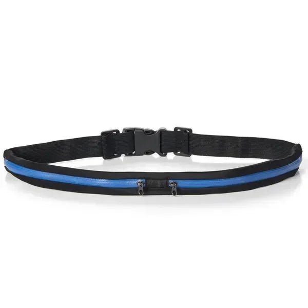 BELTMAX Cinto de Corrida Ajustável e Impermeável com Dois Bolsos