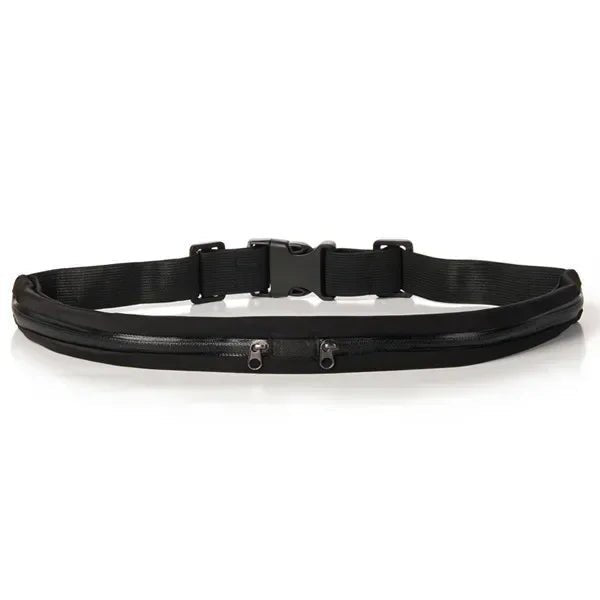 BELTMAX Cinto de Corrida Ajustável e Impermeável com Dois Bolsos