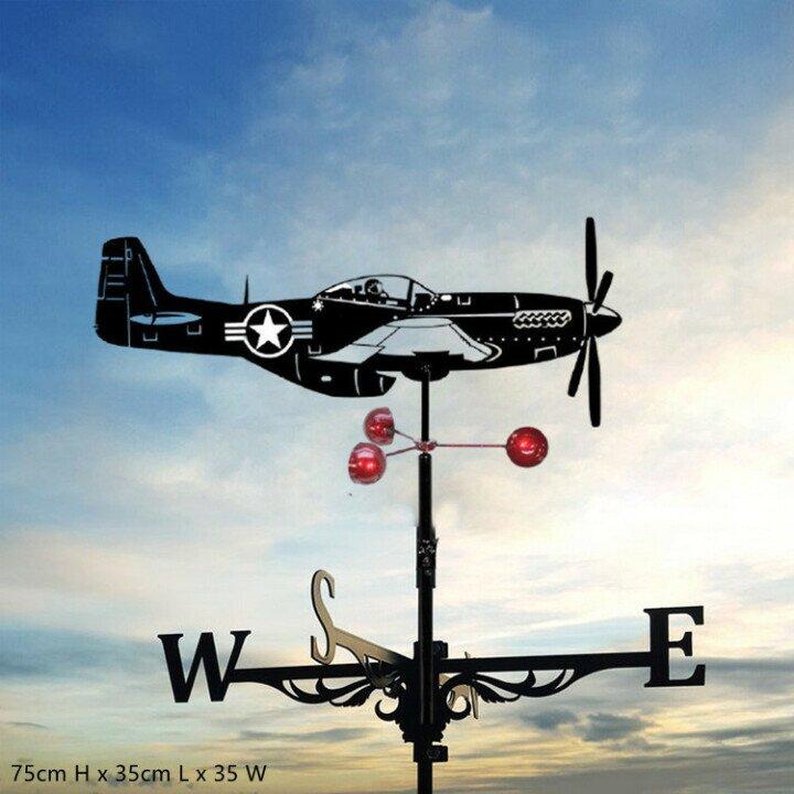 Weather Vane In Metal Construction With Animal Silhouette For Garden Or Roof