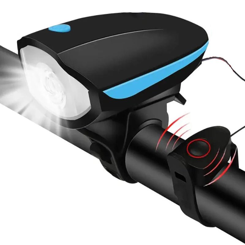 BIKEALERT Lampe de vélo rechargeable avec klaxon pour une conduite plus sûre