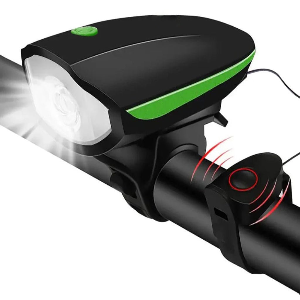 BIKEALERT Lampe de vélo rechargeable avec klaxon pour une conduite plus sûre