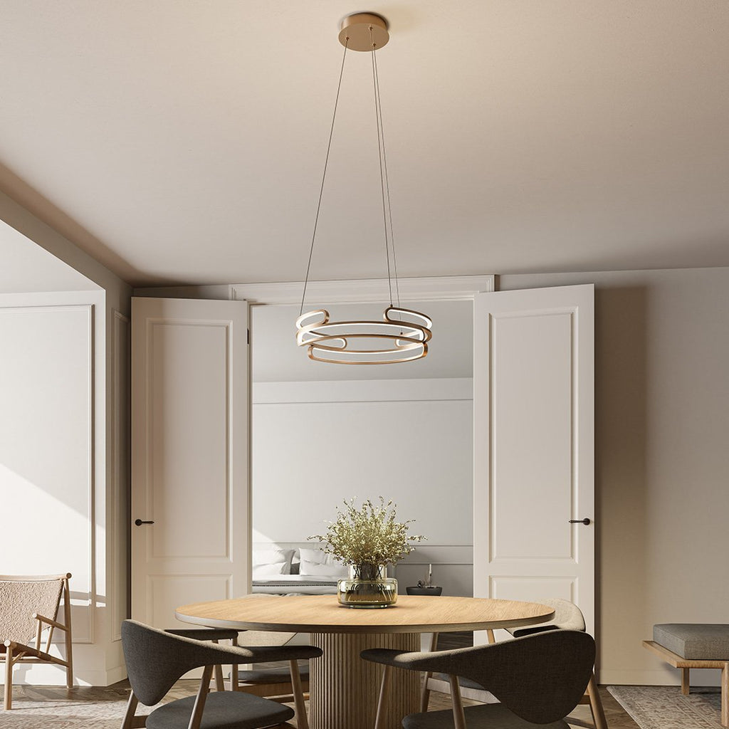 Lampa wisząca Solaro metalowa w stylu industrialnym z diodą LED 2700K