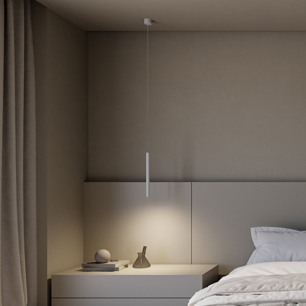 Cirroia Minimal Pendant Light by Lumenry Aluminum LED Hanging Lamp