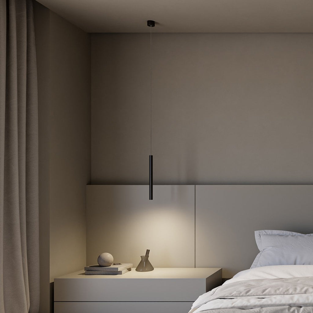 Cirroia Minimal Pendant Light by Lumenry Aluminum LED Hanging Lamp