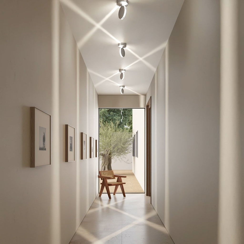 NexaLume Exterior LED Wall Light 360 Degree Rotatable Matte White by Orntli