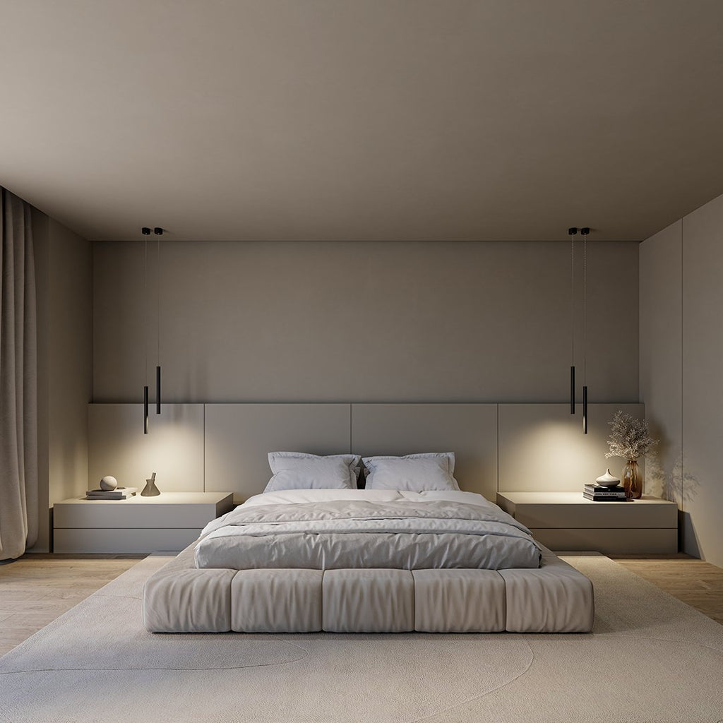Cirroia Minimal Pendant Light by Lumenry Aluminum LED Hanging Lamp