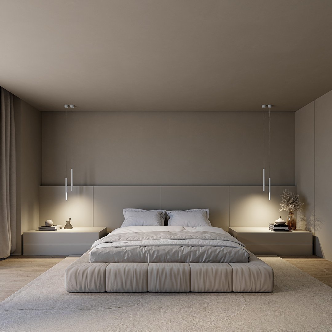 Cirroia Minimal Pendant Light by Lumenry Aluminum LED Hanging Lamp