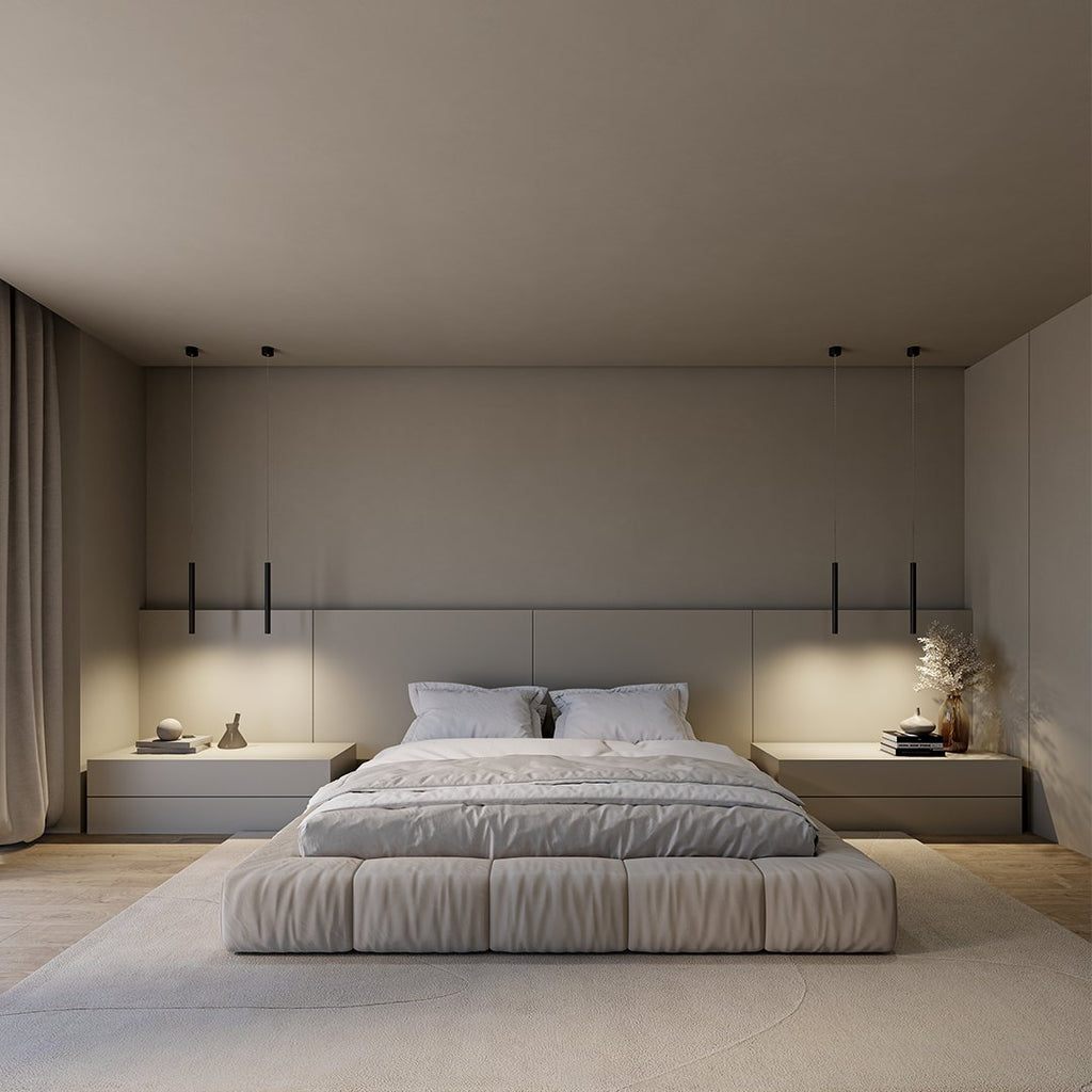 Cirroia Minimal Pendant Light by Lumenry Aluminum LED Hanging Lamp