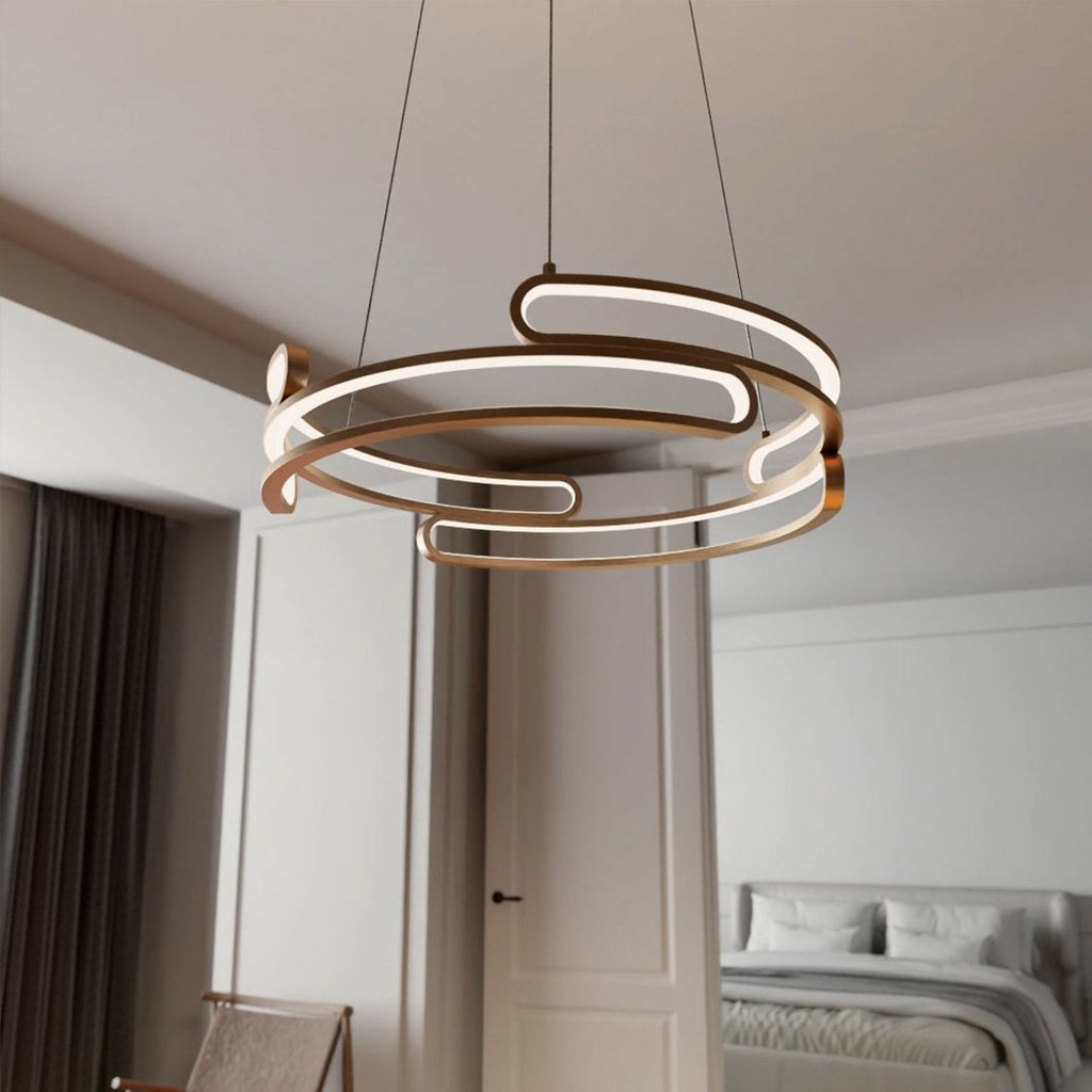 Lampa wisząca Solaro metalowa w stylu industrialnym z diodą LED 2700K