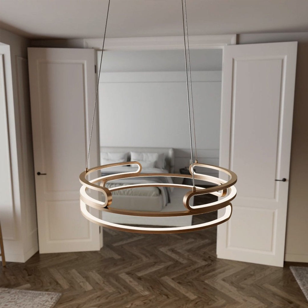 Lampa wisząca Solaro metalowa w stylu industrialnym z diodą LED 2700K