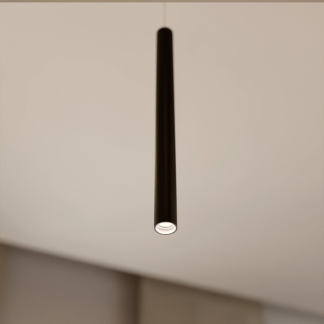 Cirroia Minimal Pendant Light by Lumenry Aluminum LED Hanging Lamp