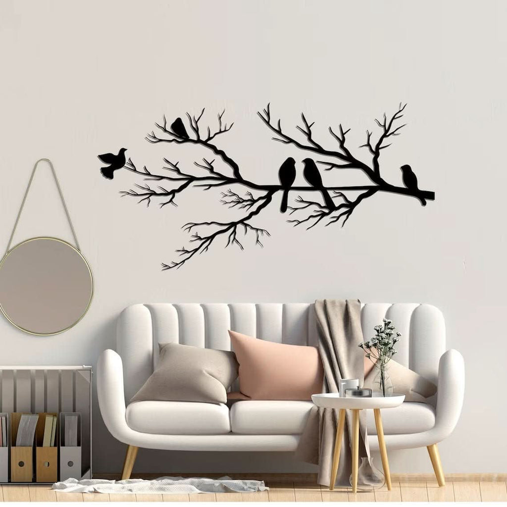 BIRDWING ART Metal Wall Sculpture Featuring Birds For Elegant Living