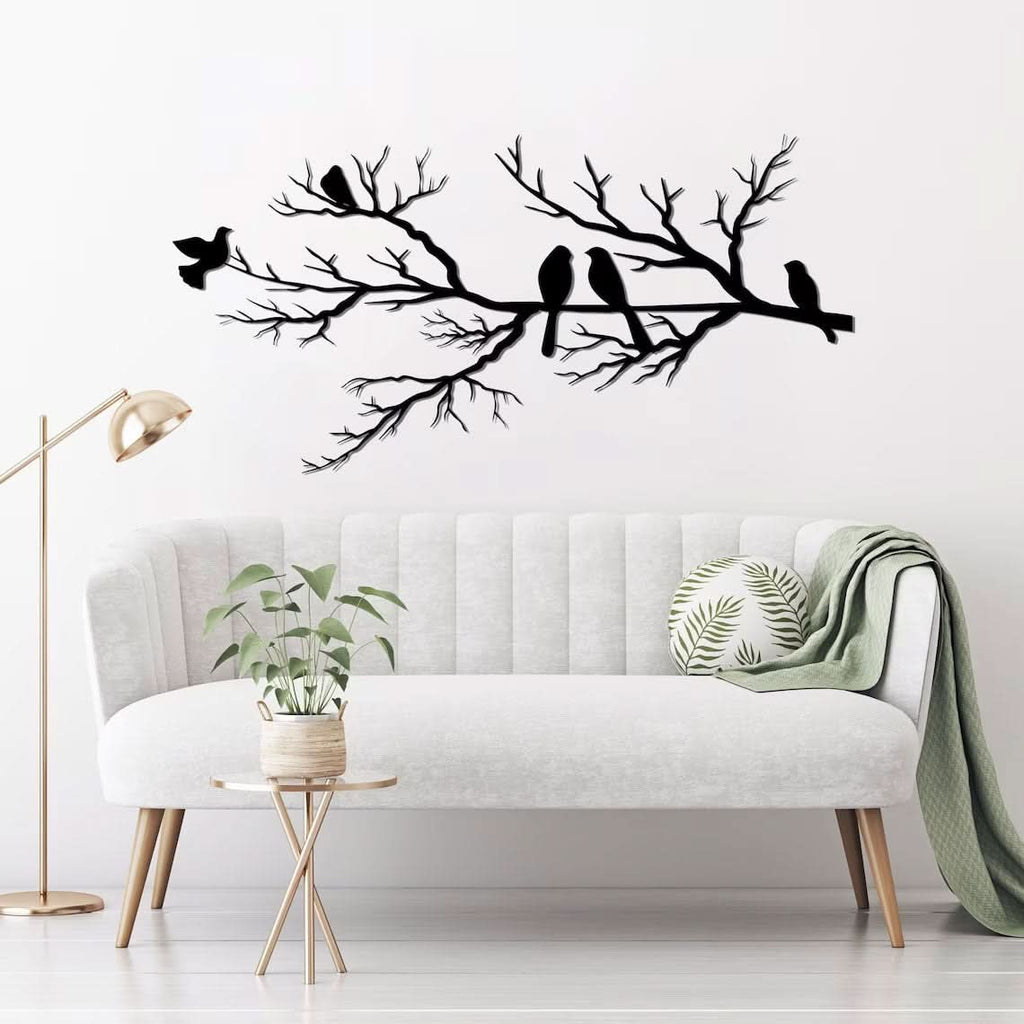 BIRDWING ART Metal Wall Sculpture Featuring Birds For Elegant Living