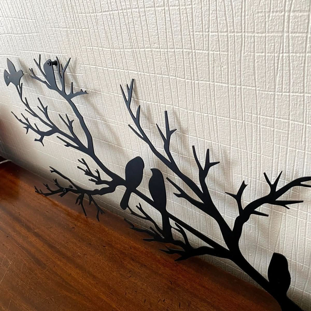 BIRDWING ART Metal Wall Sculpture Featuring Birds For Elegant Living