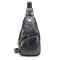Herren Leder-Brusttasche für den täglichen Gebrauch