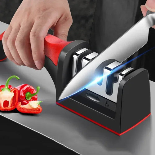 BLADEALL Strumento da Cucina Multiuso per Affilare, Atemperare e Lucidare