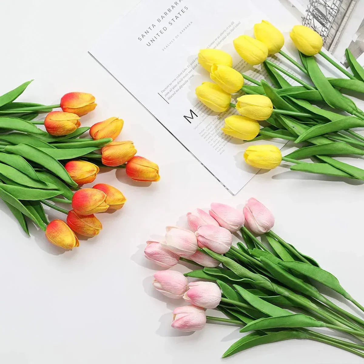 Bloomtouch Tulip Real Touch-tulpaner för elegant dekoration