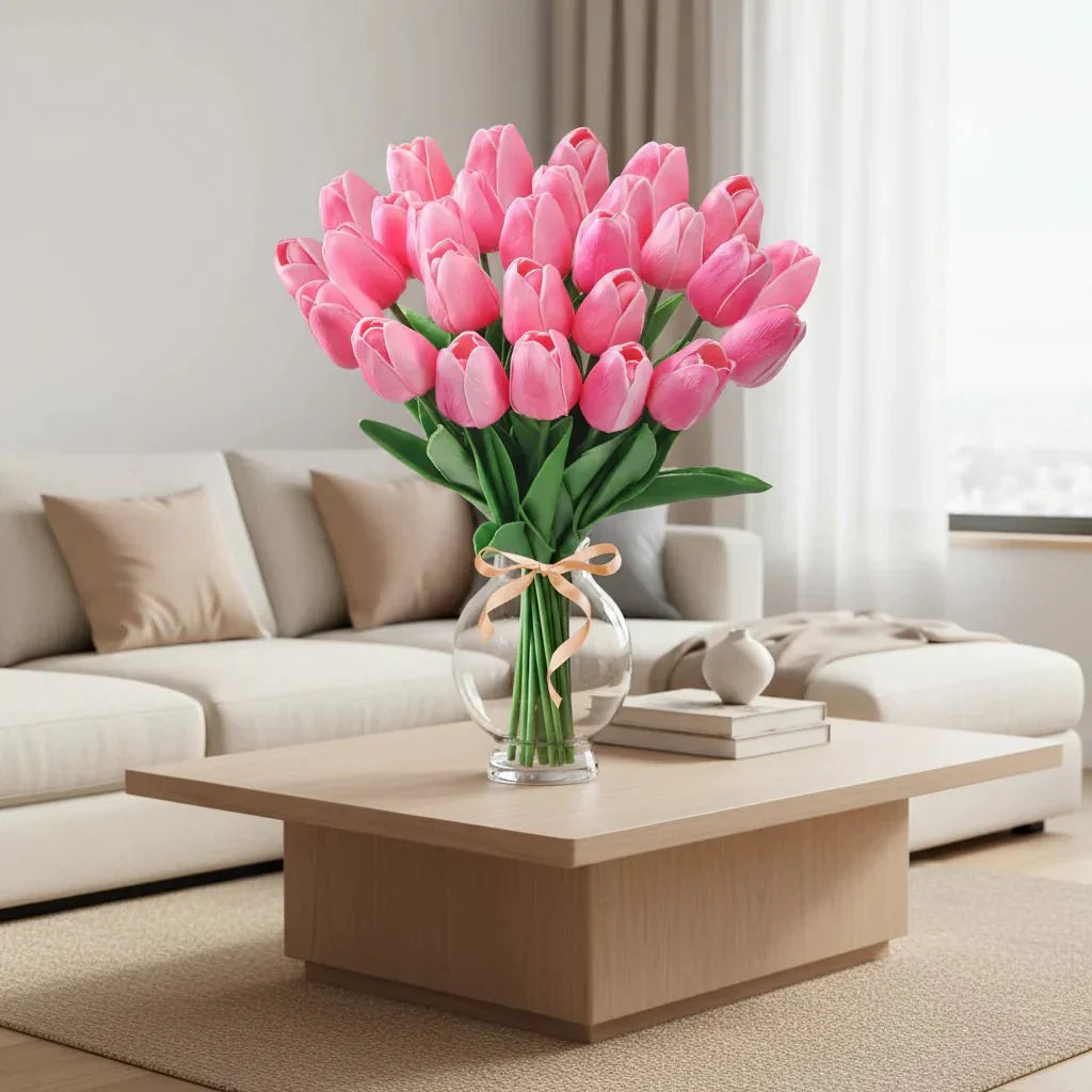Bloomtouch Tulip Real Touch-tulpaner för elegant dekoration