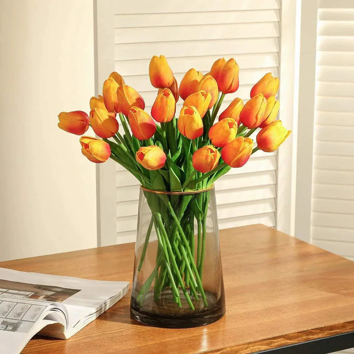 Bloomtouch Tulip Real Touch-tulpaner för elegant dekoration
