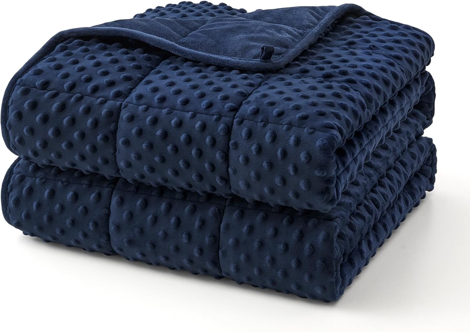 Manta con peso Cozy Comfort de puntos con microfibra refrescante para suavidad en todas las estaciones