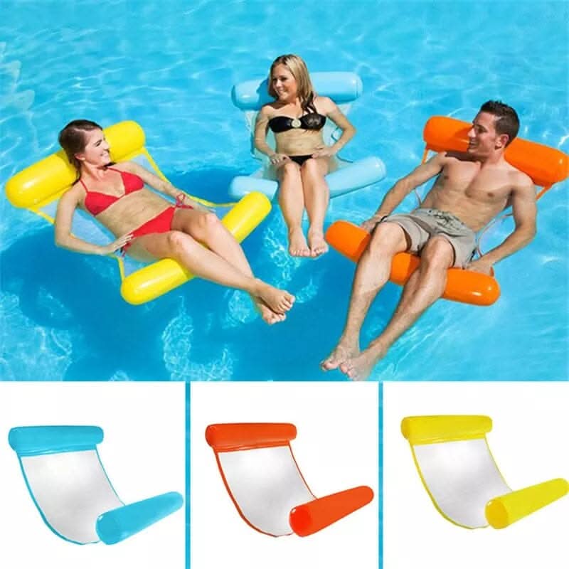 Colchão insuflável flutuante para piscina para relaxamento máximo na água para entusiastas de piscinas