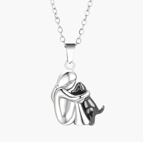 BONDTAIL Simple Dog Lover Necklace Representing Loyalty and Love