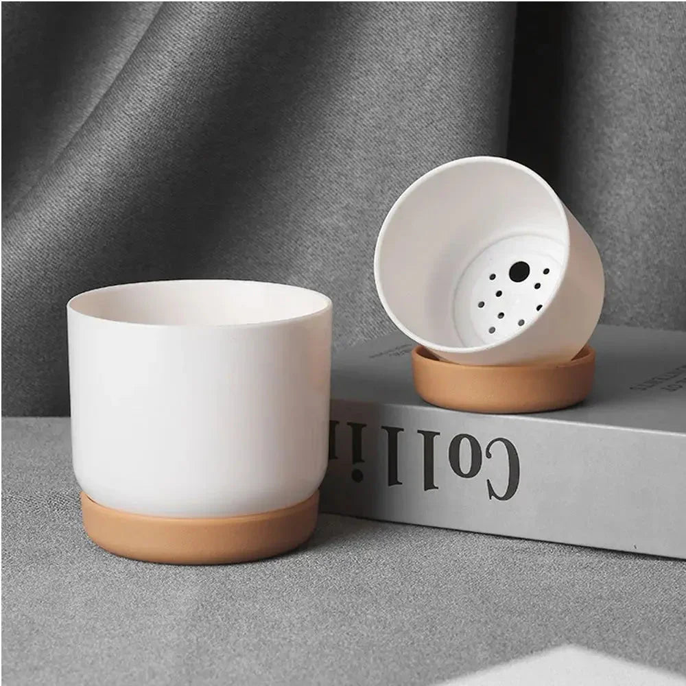 Vaso per piante da interno e ufficio BotanicAir con sistema intelligente di auto-irrigazione