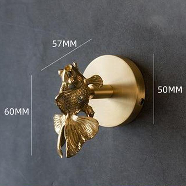 BRASSBEAST Sculptural Brass Coat Rack With Animal Motif In Gold Finish