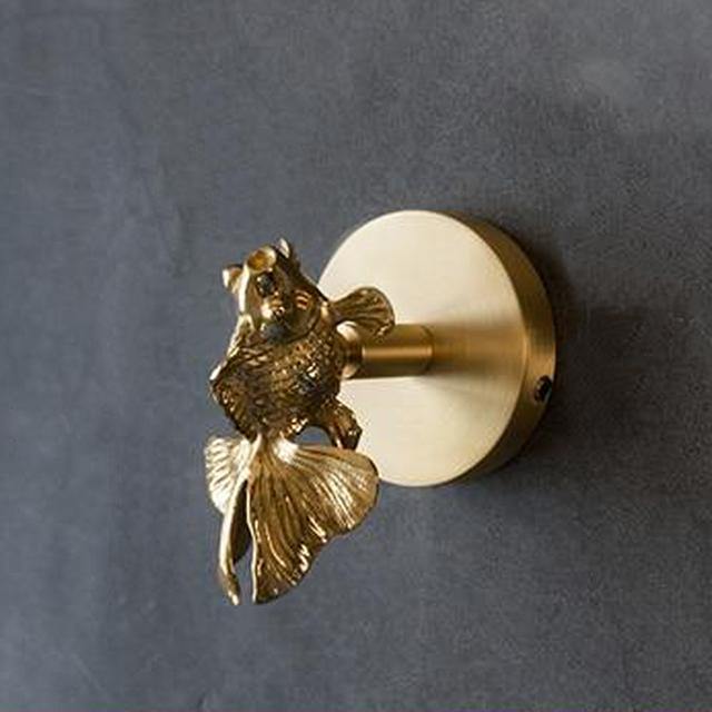 BRASSBEAST Sculptural Brass Coat Rack With Animal Motif In Gold Finish