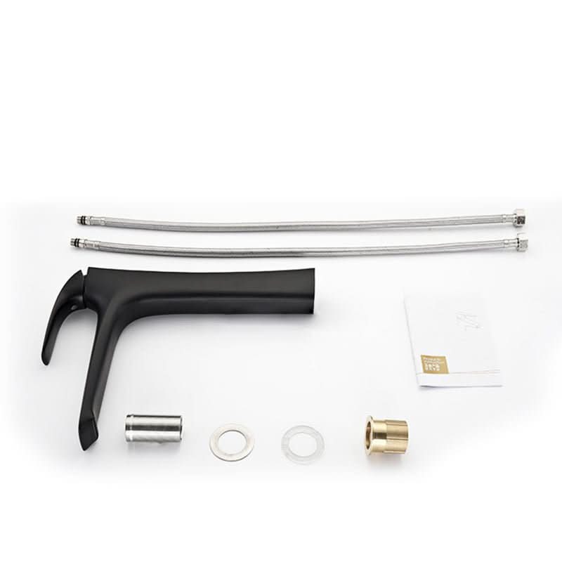 Robinet d'évier Brassline noir antique avec débit d'eau doux