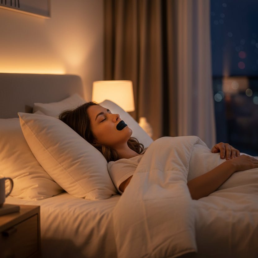 BREATHCALM Nighttime Mouth Tape For Sleep Anti Snoring Aid