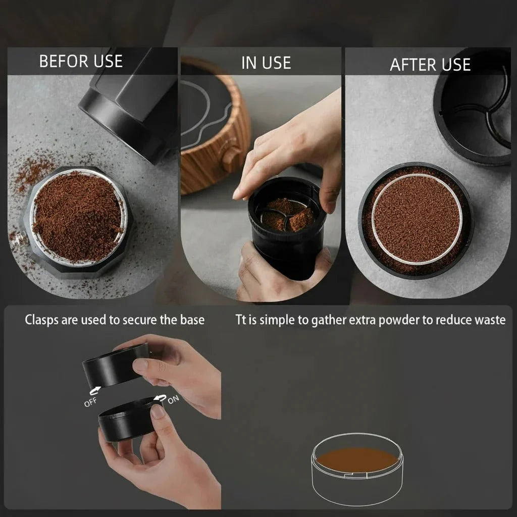BREWLEVELER Adjustable Height Coffee Leveler For Even Bed Distribution