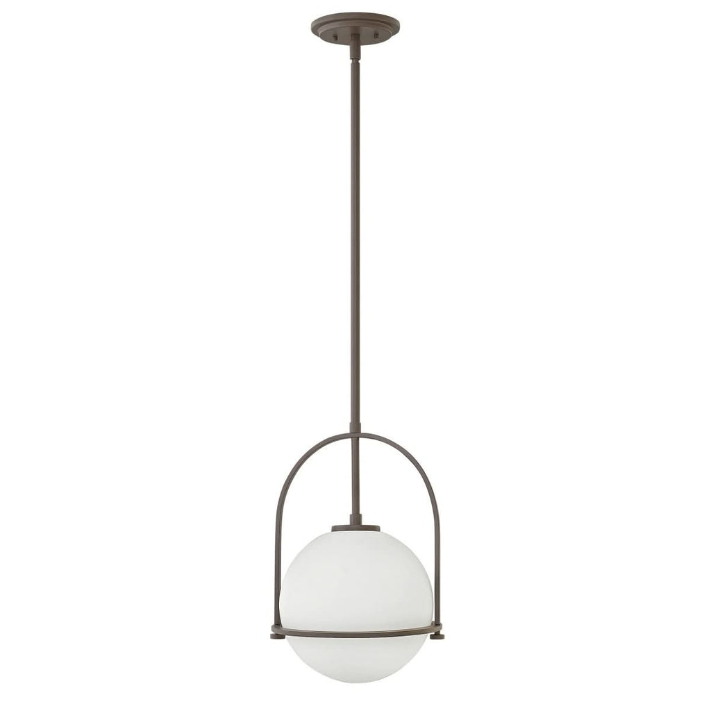 BRILLERA Adjustable Pendant Light With Opal Glass Shade